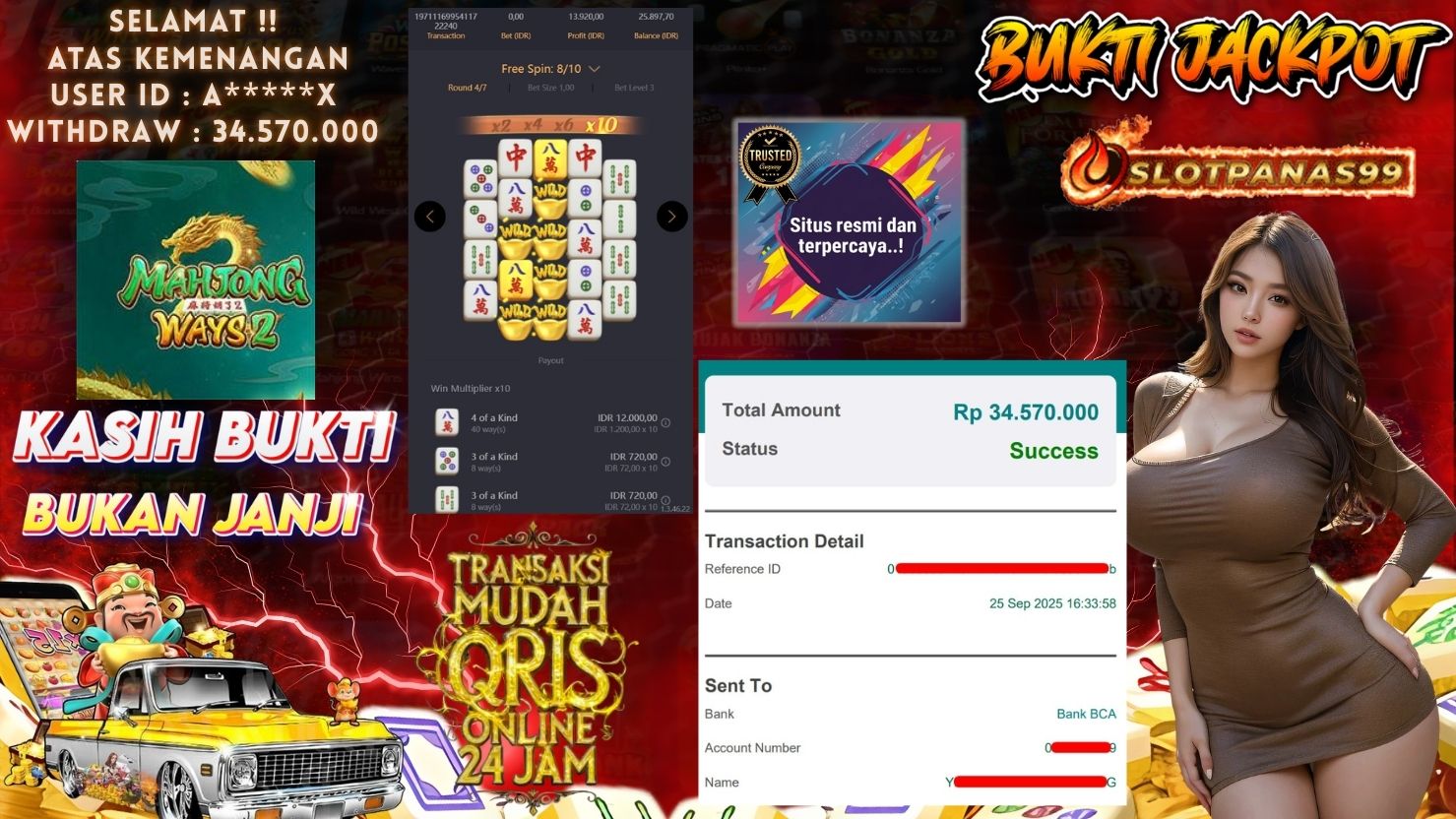 SLOTPANAS99 JACKPOT SLOT MAHJONG WAYS 2